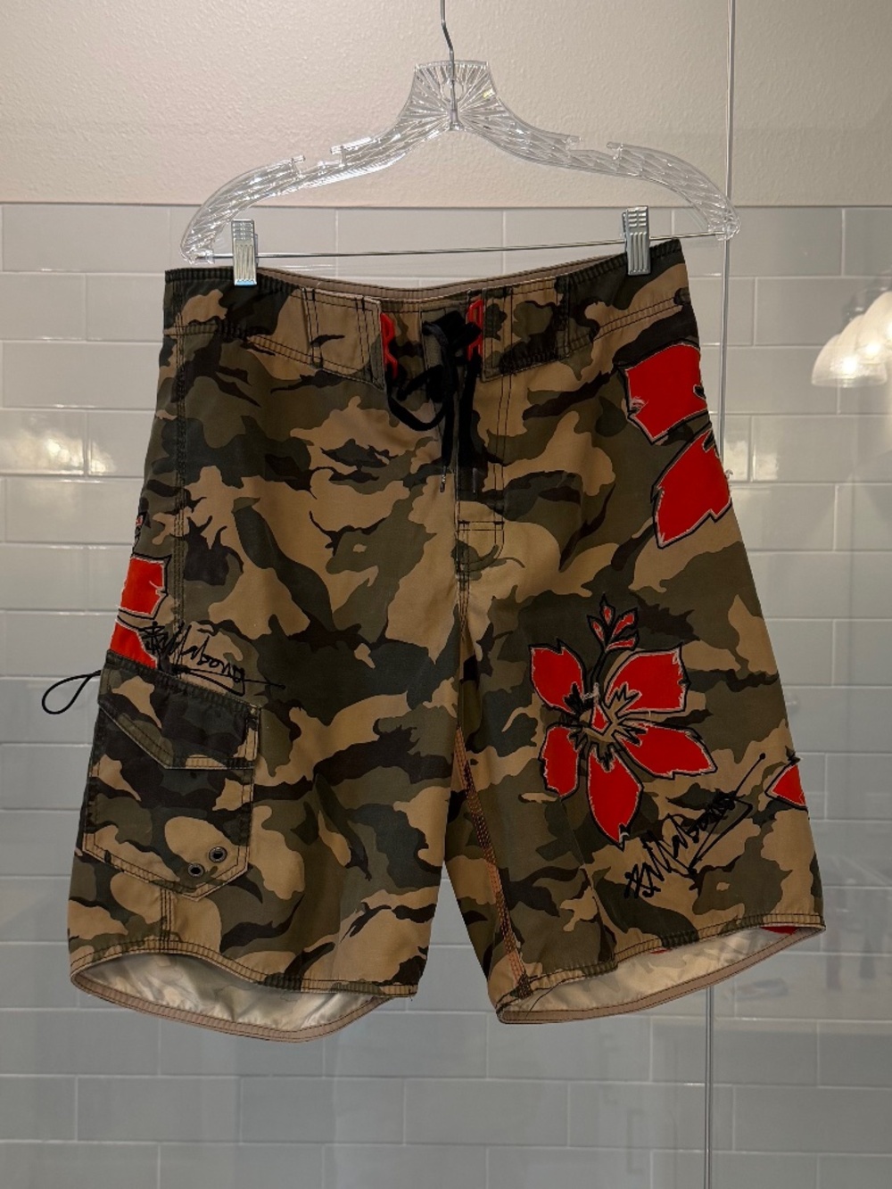 Billabong Men's Camo Board Shorts 32 Inch Waist